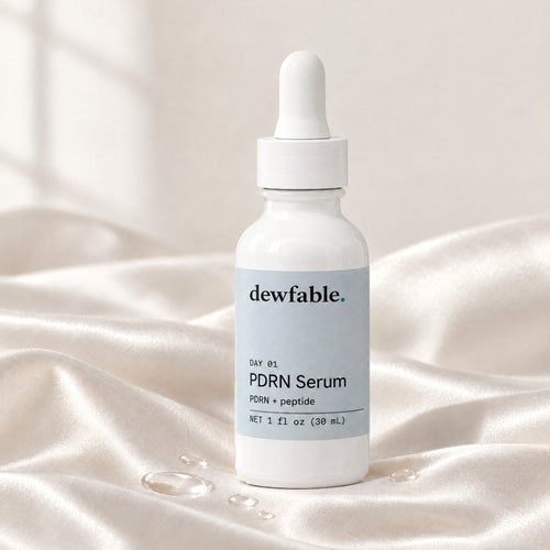 dewfable. PDRN Serum, front of the bottle