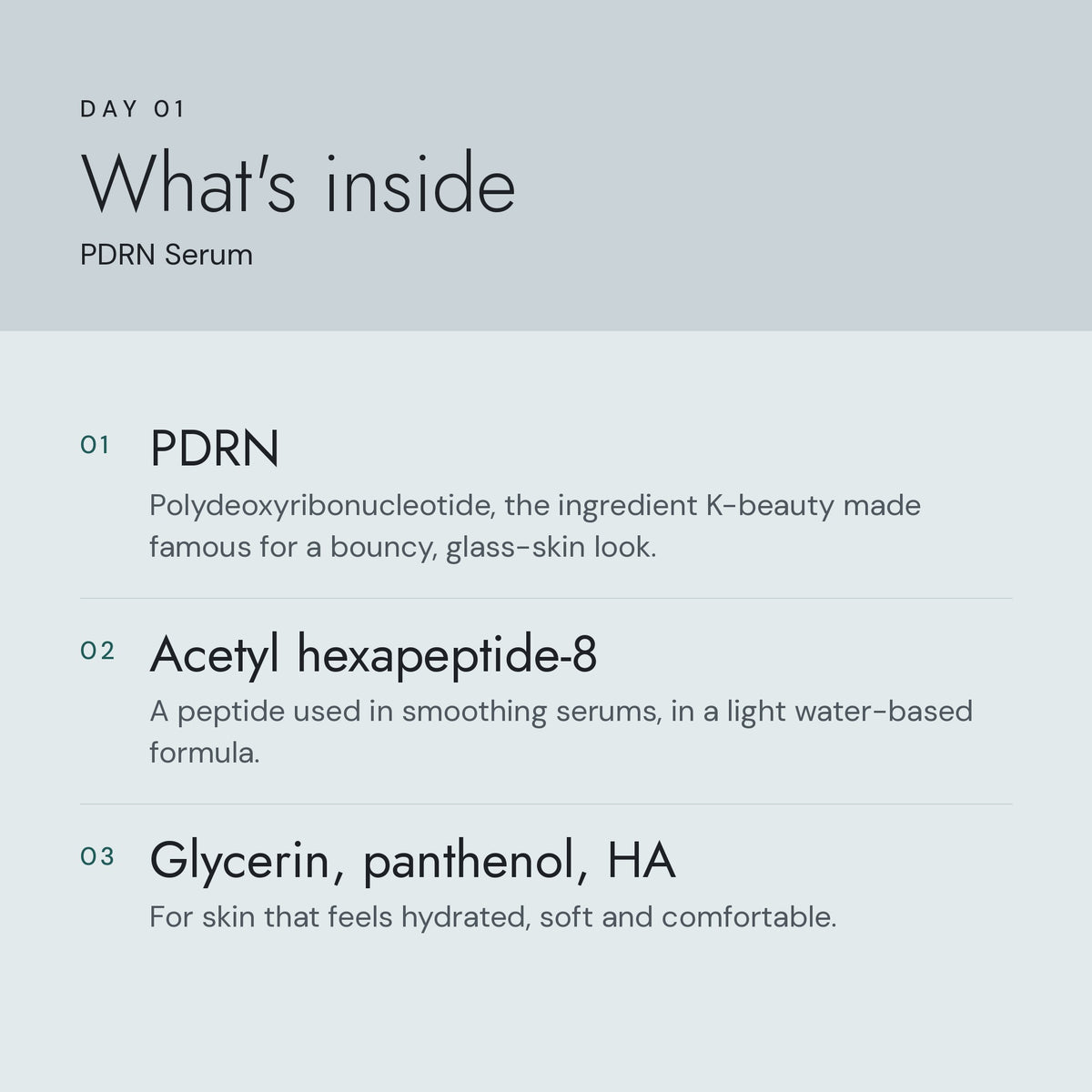 satinvie. PDRN Serum, what is inside